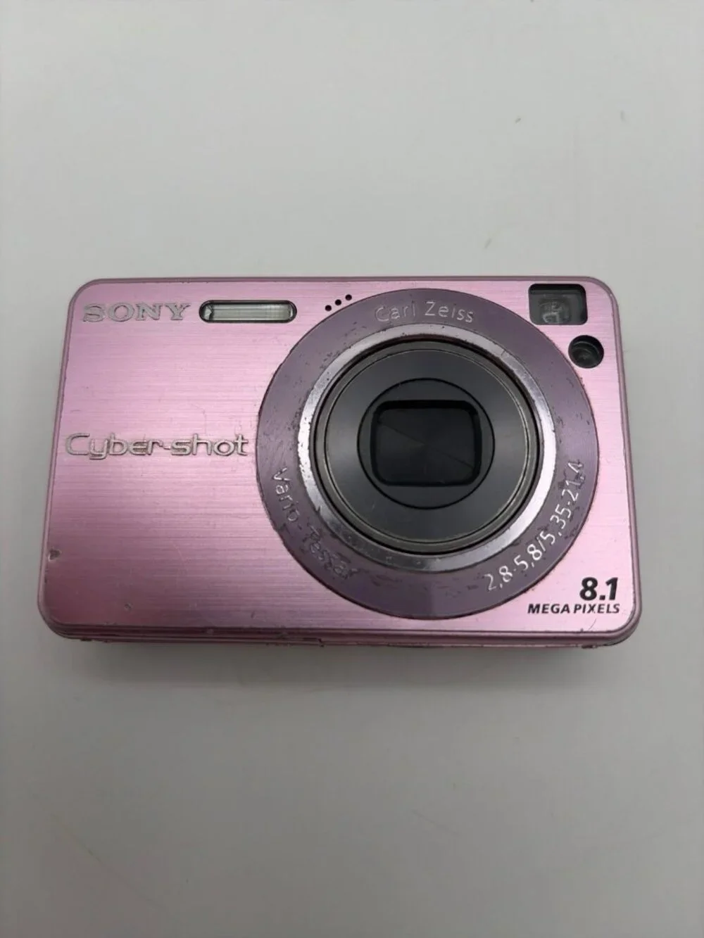 Sony Cyber-shot DSC-W130 8.1MP Digital Camera - Pink Carl Zeiss Tested Working